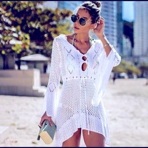 Crochet Beach Coverup beach tunic